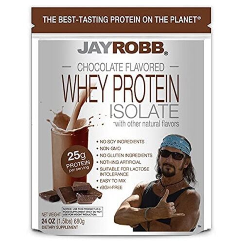 Holistic Medicine Protein Powder Egg White Protein Powder JayRobb Chocolate Whey Isolate FRONT