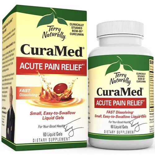 Holistic Medicine Supplement Pain Relief CuraMed Terry Naturally Non-GMO