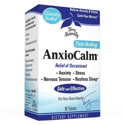 Holistic Medicine Supplement Sleep & Stress AnxioCalm Terry Naturally Non-GMO Gluten Free